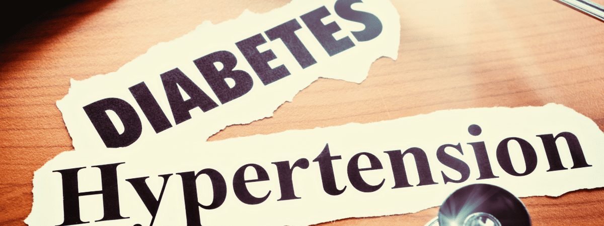 hypertension (high blood pressure) and type 2 diabetes