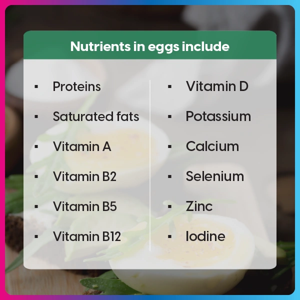 Nutrients is eggs