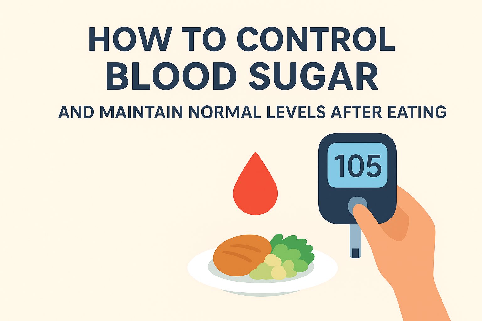 How to Maintain Normal Blood Sugar Levels After Eating.